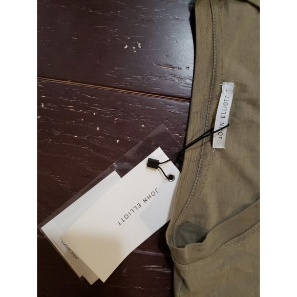 NWT John Elliot Classic Crew t shirt Men's size XXL and Small color sage green - Picture 4 of 4